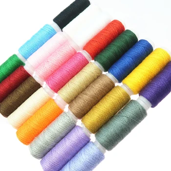 Hulgi-24TK Assortii Värvi Niidi Rulli Polyester Sewing Threads Quilting Õmblemine Käsitöö Lõnga, Õmblus-Komplektid