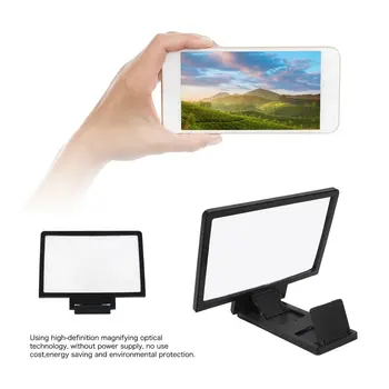 Mobiiltelefoni Ekraani Luup Silmade Kaitse Ekraan 3D Video Ekraani Võimendi Kokkuklapitavad Laienenud Laiendada Stand Omanik