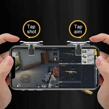 1 Paar Mängu Käivitab Gamepad Mobiiltelefoni Mängu Tulekahju Nuppu Smart Telefon Metallist Mängu Käivitada L1 R1 Shooter PUBG Mäng Tulekahju