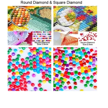 Diamond Maali Kit 5D Tikandid Maali Komplekt Gem Käsitöö Lill Mosaiik ristpistes Ring Diamond Kingitus