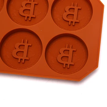 Multifunktsionaalne Bitcoin Vormimise Šokolaadi Puding Vormimise Cube Diy Küpsise Kook Mall Tihend Silikoonist Jää Restid