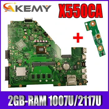 Akemy X550CC Sülearvuti emaplaadi Asus X550CA X550CL R510C Y581C X550C A550C originaal emaplaadi 2GB-RAM 1007U/2117U CPU