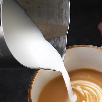Barista Kann Latte Art Piima Kann Kannud Roostevabast Terasest Topelt Ulatus Kõrge-Klassi ja Kvaliteetset Kohvi Kannud