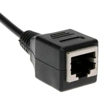 Ethernet Laiendamine RJ45 LAN Juhe Meeste ja Naiste Üks-kaks Network Cable Splitter for Kõik Võrgud Perede ja Bürood