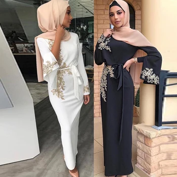 Naiste Ramadan Kleidid Islam Rüü Vestidos Eid Abaya Dubai Türgi Moslemi Hijab Kleit Seal Kaftan Kauhtana Marocain Islami Riided