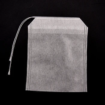 100tk/set Ühekordselt Teabags Tühi Lõhnav Tee Kotid String Terveks Filter, Tihend Paber Teabags