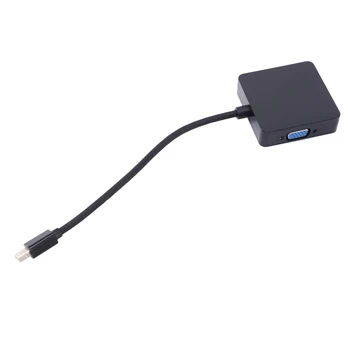 MiniDP, et HDMI-Ühilduvate VGA-DVI-Adapter, 3-In-1 Mini DP to HDMI-Ühilduva/DVI/VGA Adapter(Meeste ja Naiste) Ühilduvad