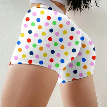Naiste Kõrge Vöökoht Polka Dot Print Jooga Püksid Seksikas Compression Kõhn, Sportlik Kuuma Püksid Treening Töötab Pingeline Säärised