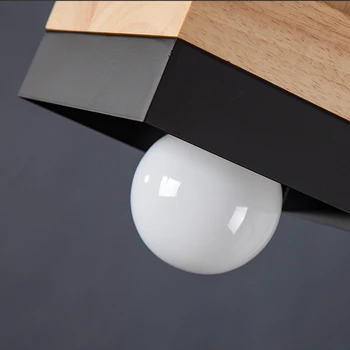 Loominguline Puust Ripats, Kerge Söögi Lamp Kaasaegne LED-Valgustus Võistluskalendri elutoas Rippus Lamp Loft Tööstus-Nordic Home Decor