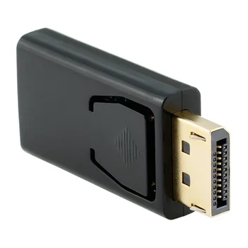 Ekraan sadama dp macho para HDMI-ühilduvate femea cabo conversor cabo adaptador para hp dell IBM preto