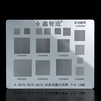 Masterxu XZZ Šabloon Kõrge Kvaliteediga Universaalne Chip BGA Reballing iPhone iPad Telefon Pad Juhatuse Remondi-Nagu AMAOE