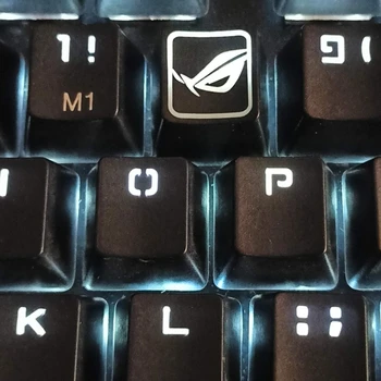 DIY ABS Taustavalgustusega Mehaaniline Klaviatuur Keycap R4 ESC Poolläbipaistev võti Üpp ROG 35EA