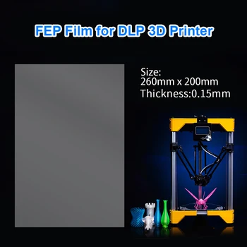 FEP Film ANYCUBIC Footon Mono X Elegoo Saturn 8.9 Tolli UV DLP LCD 3D Printer 0,15 mm UV-Vaik kaitsekilega Printer Osa