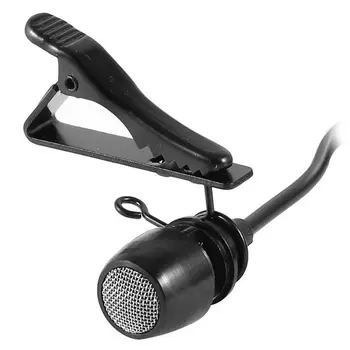 5 Tk Rõngas Mini 7.5 mm Mikrofoni Klamber Omanik lipsuklambriga Krae Praktiline Klamber (Must)