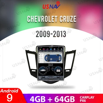 USNAV Jaoks Chevrolet CRUZE 2009-2013 Tesla Stiilis Ekraani 10.4