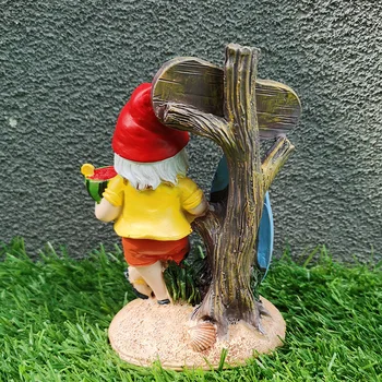 Suvel Surf Gnome Aed Statue Väike Vaik Päkapikk Kodus Riiulil Decor Väljas Micro Maastiku PLDI889