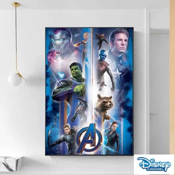 Superkangelane Avengers Kapten Ameerika Hulk Hawkeye Plakatid ja Pildid Seina Art Lõuend Maalimine Magamistuba, elutuba, Tuba Decor