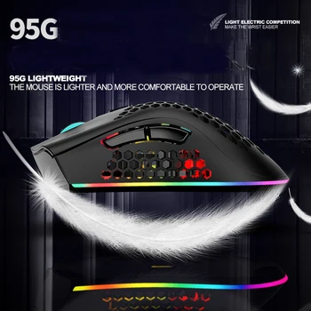 Juhtmeta Hiir Bluetooth-Gamer Gaming Mouse RGB LED Laetav Juhtmeta Sülearvuti PC Mängude Office Hiir