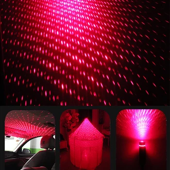 Uus Auto Katuse Star Light Interjöör LED Tähine Laser Atmosfääri Projektori JAOKS Chevrolet Cruze Trax Aveo Lova Sa