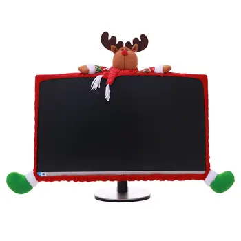 Navidad 2020 Arvuti LCD Monitor Piiri Kate Ekraani Serva Kaitsta jõulukaunistused Kodu Kingitused Uus Aasta 2021 Kaunistused