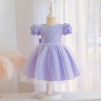 Lille Imiku Baby Girl Dress Pits Suur Vibu Ristimine Kleidid Tüdrukute Esimese Aasta Sünnipäeva Pulm Beebi Riided, Uus 2021