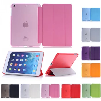 Ultra-õhuke Õhuke Tahvelarvuti puhul iPad mini 5 2019 Juhul Flip Magnet Kokkuklapitavad Seista PVC Kate iPad mini 5 Flip Smart Case