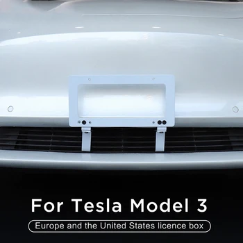 Näiteks Tesla Model 3 USA Versioon Universaalne Auto numbrimärk Raami Number Plaat Metallist Hoidja Paigaldus Omanik