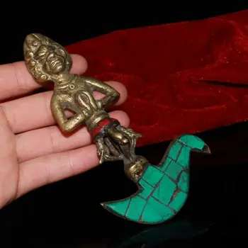 Antiik-ja Vana-Hiina Kogud Swordsmanship Sisestatud Gems