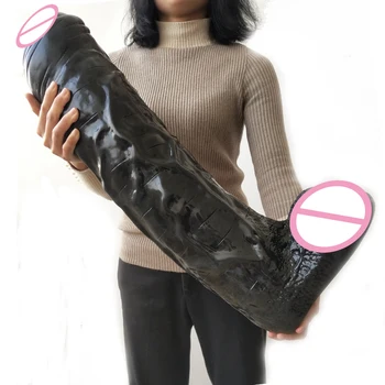 FAAK Pikk Giant Dildo 66cm*15.5 cm Foreskin Suur Ümbermõõt Super Suur Peenis Realistlik Tohutu Kukk Kunsti Sugu Toodete Suur Dong