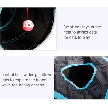 Sise-Lemmikloom Kass Mängib Cube Kokkupandav Kõrge Kvaliteedi Kass Pet Mängida Tunnel Mitte-Kootud Kass Kuubik Mänguasi Tunnel