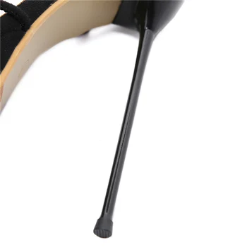 2021 Naiste 17cm Kõrged Kontsad Liblikas Crystal Sandaalid 6cm Platvorm Kinnismõte Lady Gladiaatorite Suvel Stiletto Strippar Pool Kingad