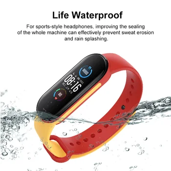 Sobib Mi Band 6 Watch Värvi Sobitamine Silikoonist Rihm Vahetatav Sport Käevõru Smart Watch Tarvikud