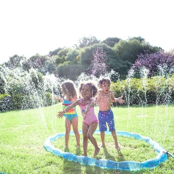Laste Muru Sprinkler Hoop Rõngas PVC Täispuhutav Bassein Water Splash Suvel Väljas Aias Pihustatud Vesi Mäng Mänguasjad