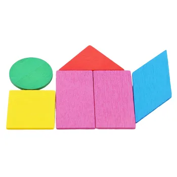 Uus Joonis Aritmeetiline Beebi Matemaatika Ümmarguse Värvi Puidust Mänguasjad, Matemaatika, Geomeetria puiduhakke Montessori Õppe Hariduslik Mänguasi Lastele