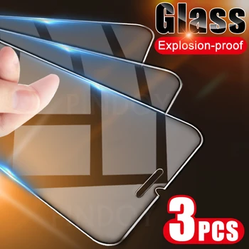 3TK Täielikult Katta Karastatud Klaasist kohta iPhone 7 8 6 6S Pluss 11 iPhone Screen Protector Glass iPhone 11 Pro X XS Max XR Glass