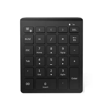 Ultra Slim 28 Võtmed, Bluetooth Numbriklaviatuur Number Pad Koos Kääride-Lüliti Mini Digitaalne Klaviatuur Pc Surface Pro Tahvelarvuti