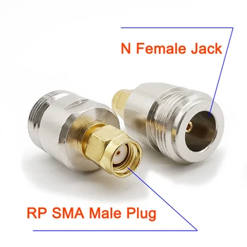 1tk SMA to N-Tüüpi RF, Coaxial Pistik N Emane Pistik RP SMA Male Jack Straight Pin-Antenni Ühenduspesa Traadita Ruuter