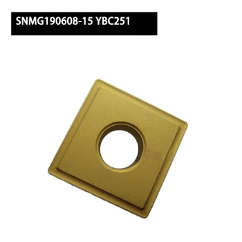 SNMG -15 SNMG120408 YBM251 SNMG120416-15 YBC251 Töötlemine terasest Ja Roostevabast Terasest Keerates Lisab Tõhus Ja Vastupidav