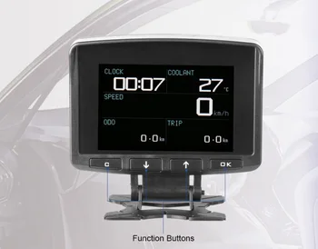 UE-X50PRO OBD-2 HUD Head Up Display Digital Auto Arvuti, Auto ECU Film Näidik Kiiruse Elektrooniline Arvesti Ekraan Diagnostika Tööriista
