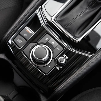3TK Auto käiguvahetuse Konsooli Paneeli Katta Sisekujundus topsihoidja Kaas Mazda CX-5 CX5 2017-2020 LHD Must Harjatud