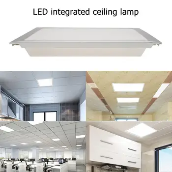 Alumiinium Raam 20w 220v Wc Integreeritud LED Ülemmäära Valgus Vannituba Köök Ultra-õhuke Korter Lamp Külm Valge Valgustus
