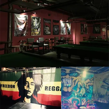 Hip Hop Reggae Lipu & Banner HD Lõuend Trükkimine Kunsti Vaip, Seinamaaling Seina Kaunistamiseks Kuulus Laulja Plakatid Rock Muusika Kleepsud B4