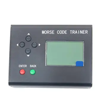 Morse Kood Treener Shortwave Raadio-Telegraafi (CW Key Õppe-Raadio + Toide + Adapter