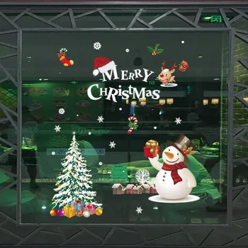 Häid Jõule Seina Kleebised Akna Klaas Kleebised jõulukaunistused Kodu Jõulud Kaunistused Xmas Uus Aasta 2021