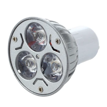 GU10 LAMP LAMP on 3 LED SOE VALGE 3W 5W 12V