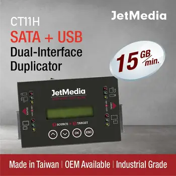 SATA USB Paljundusaparaat JetMedia CT11 Risti-liides Dubleerimist Dual Interface Desinfitseerimisaine