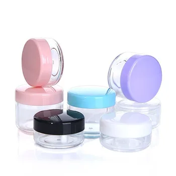 1tk 10g 15g 20g Kosmeetika Jar Lahter Tühjaks Kosmeetika Konteinerid Pakendite Meik Läbipaistev Juhul Koor Parfüümi Huule Läige Ladustamine