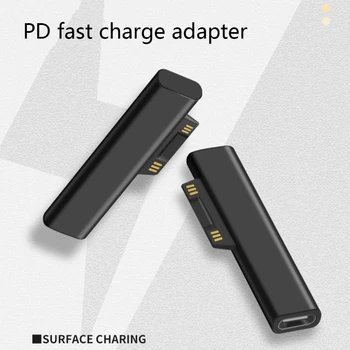 C-tüüpi Naine PD Kiire Laadimine Ühendage Muundur Surface Pro 3 4 5 6 Lähe Connector USB-C Female Adapter Pind Raamat