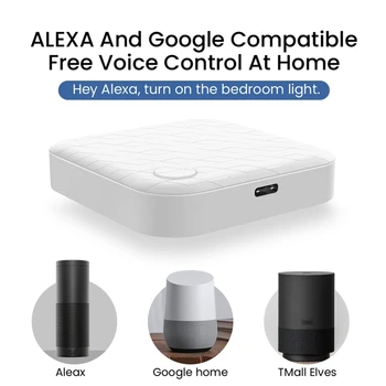 Tuya, Wifi, Zigbee Smart Hub Gateway Remote hääljuhtimine Kodu Smart Home Silla Kontrolli Centor Tööd Alexa Kodu App
