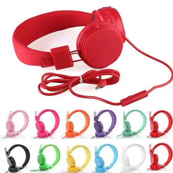 Uus Mood 10 color Kids Juhtmega Kõrva Kõrvaklapid, Koaksiaal Extender Stiilne Peapael Kõrvaklapid, iPad Tahvelarvuti, Smart telefonid r25